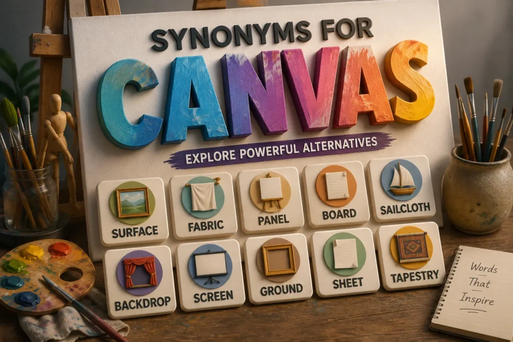 Synonyms for Canvas: 30 Powerful Alternatives