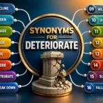 Synonyms for Deteriorate
