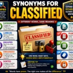 Synonyms for Classified