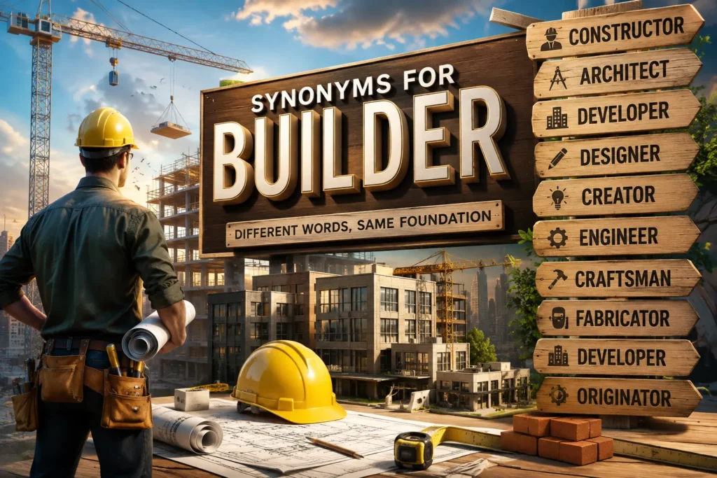 synonyms of builder