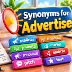 Synonyms for Advertise