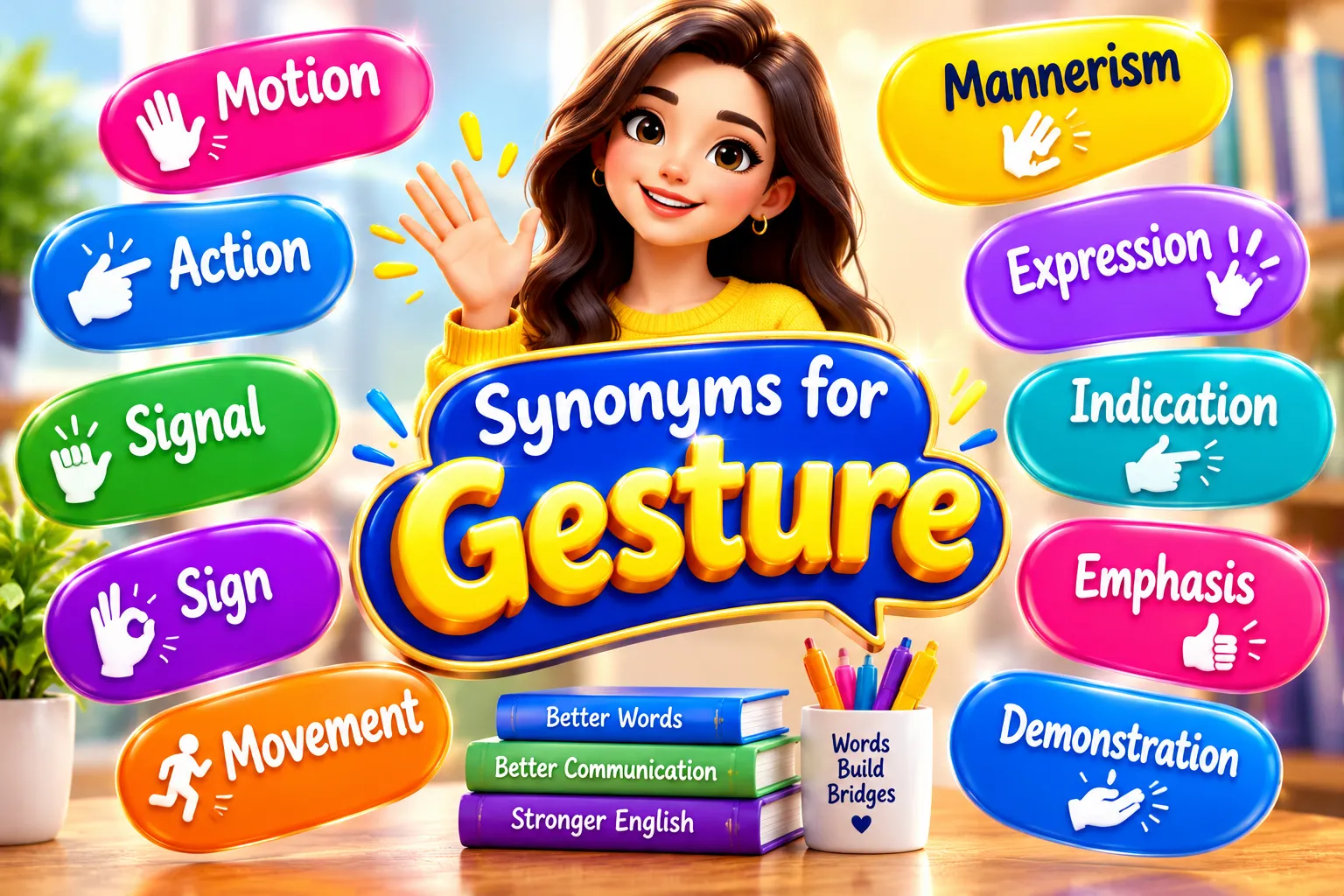 Synonyms for “Gesture”