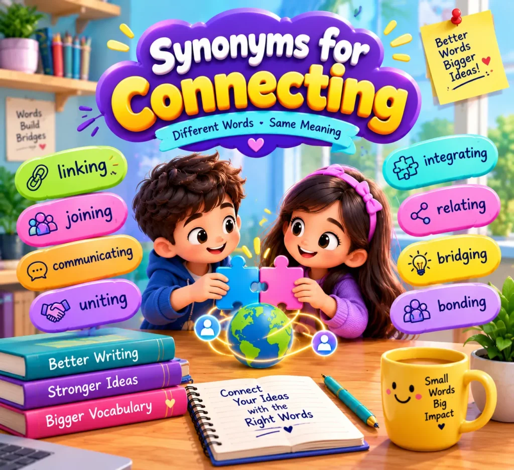 Synonyms for connecting