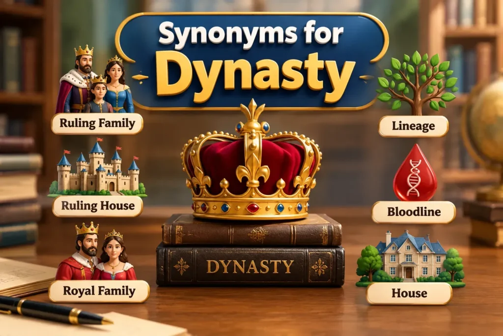 Synonyms for dynasty