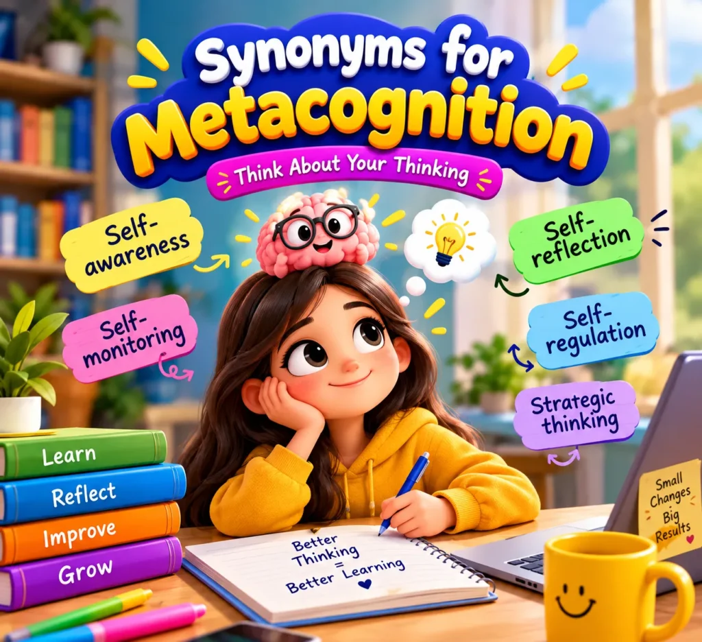 Synonyms for metacognition