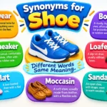 Synonyms for shoe