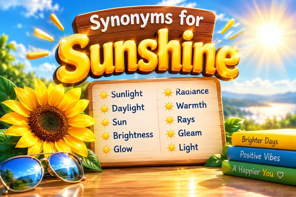 Synonyms for sunshine