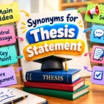 Synonyms for thesis statement