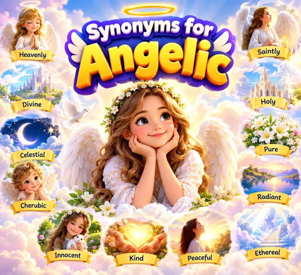 Synonyms for angelic