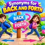 Synonyms for back and forth