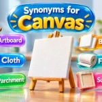 synonyms for canvas