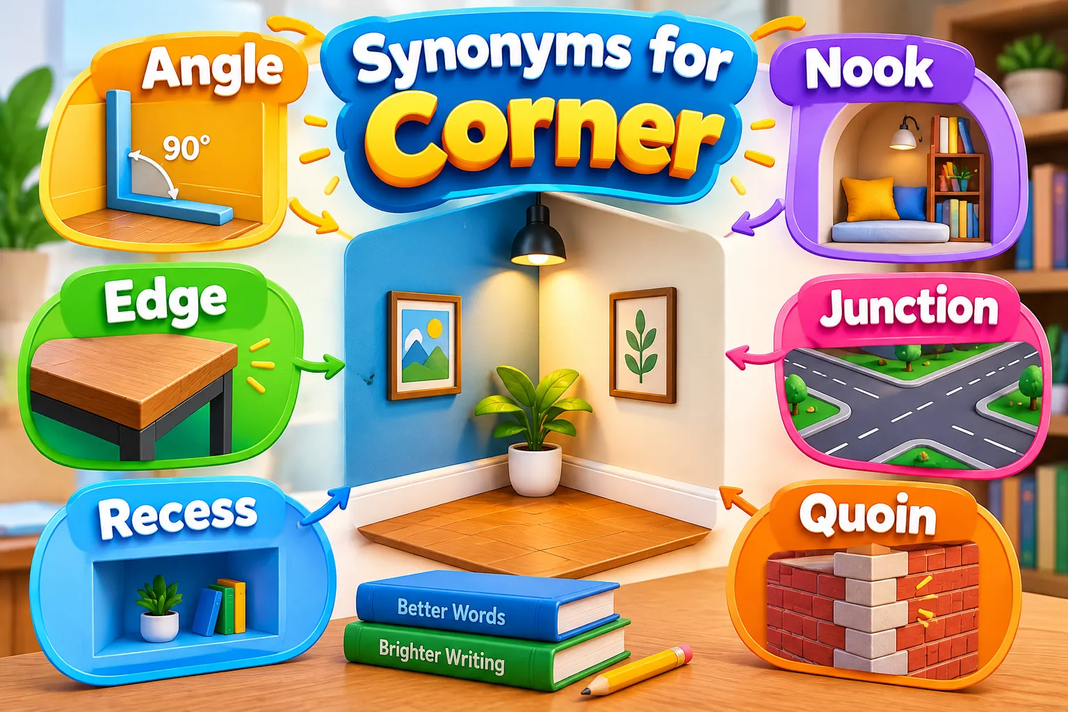 Synonyms for corner