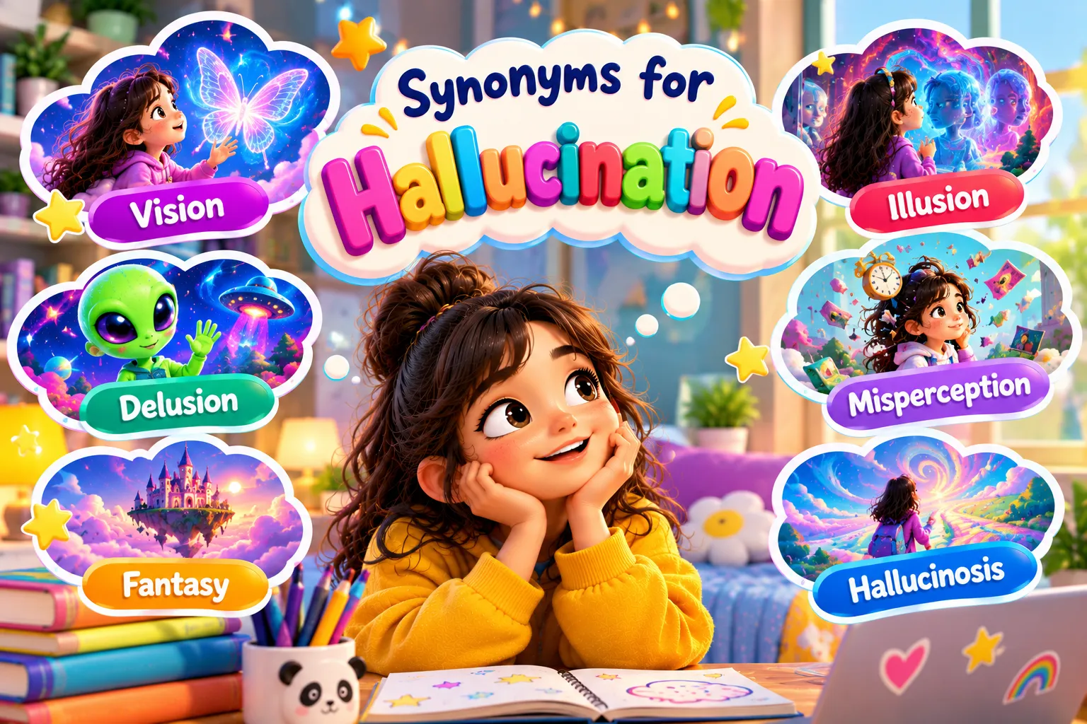 Synonyms for hallucination