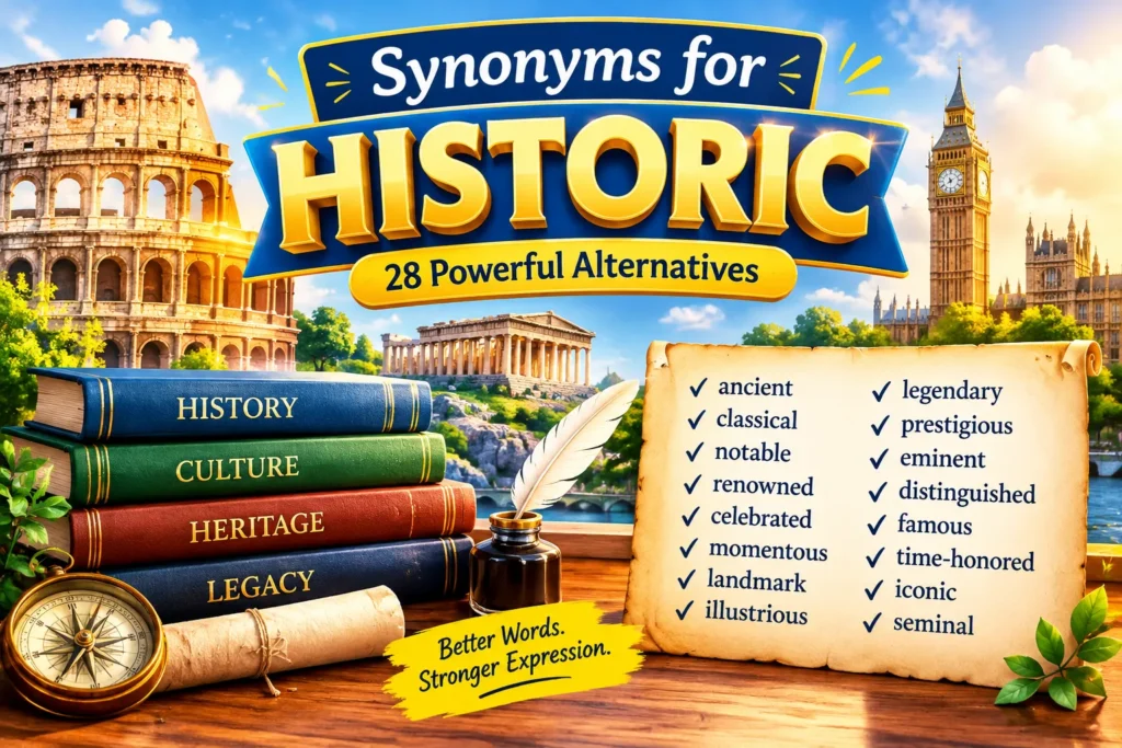 synonyms for historic