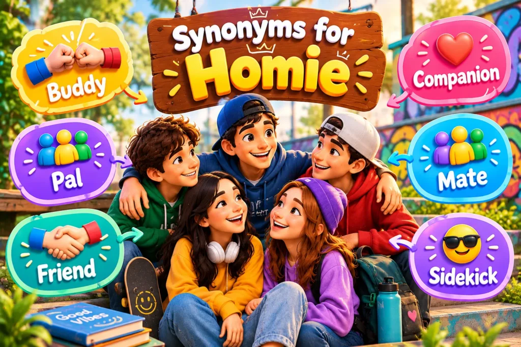 Synonyms for homie