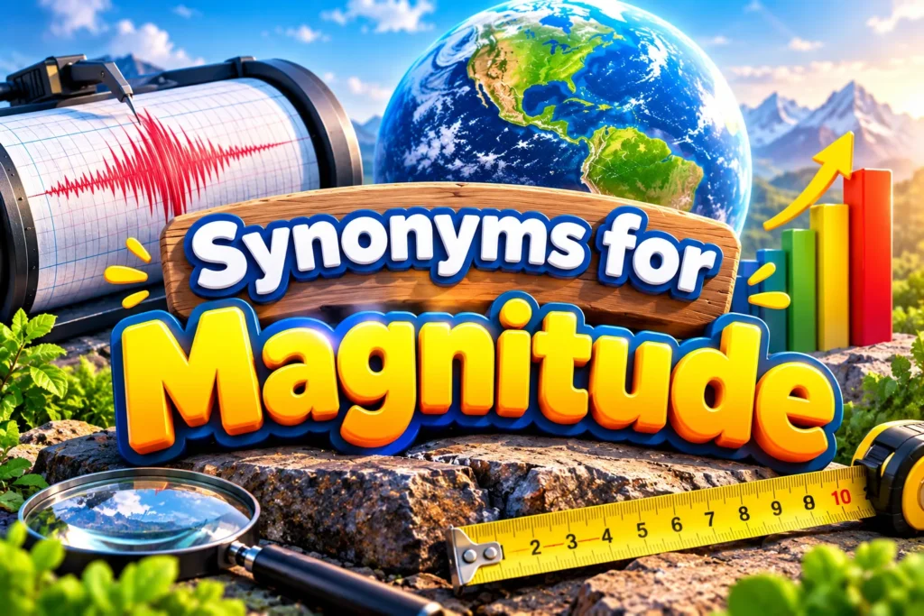 Synonyms for magnitude