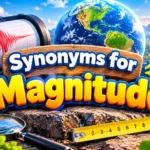 Synonyms for magnitude