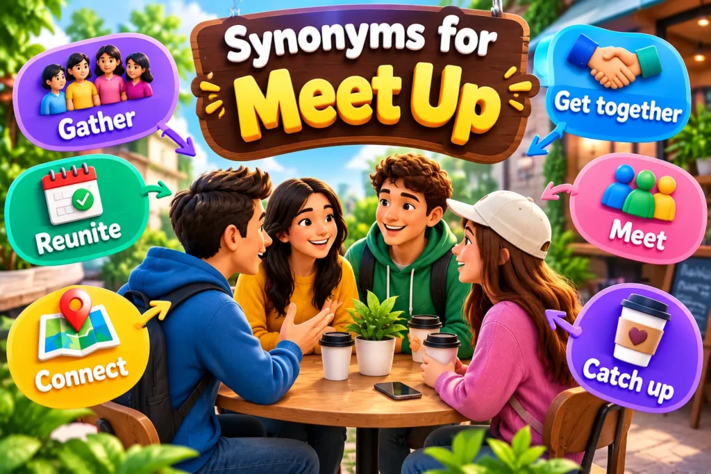 synonyms for meet up