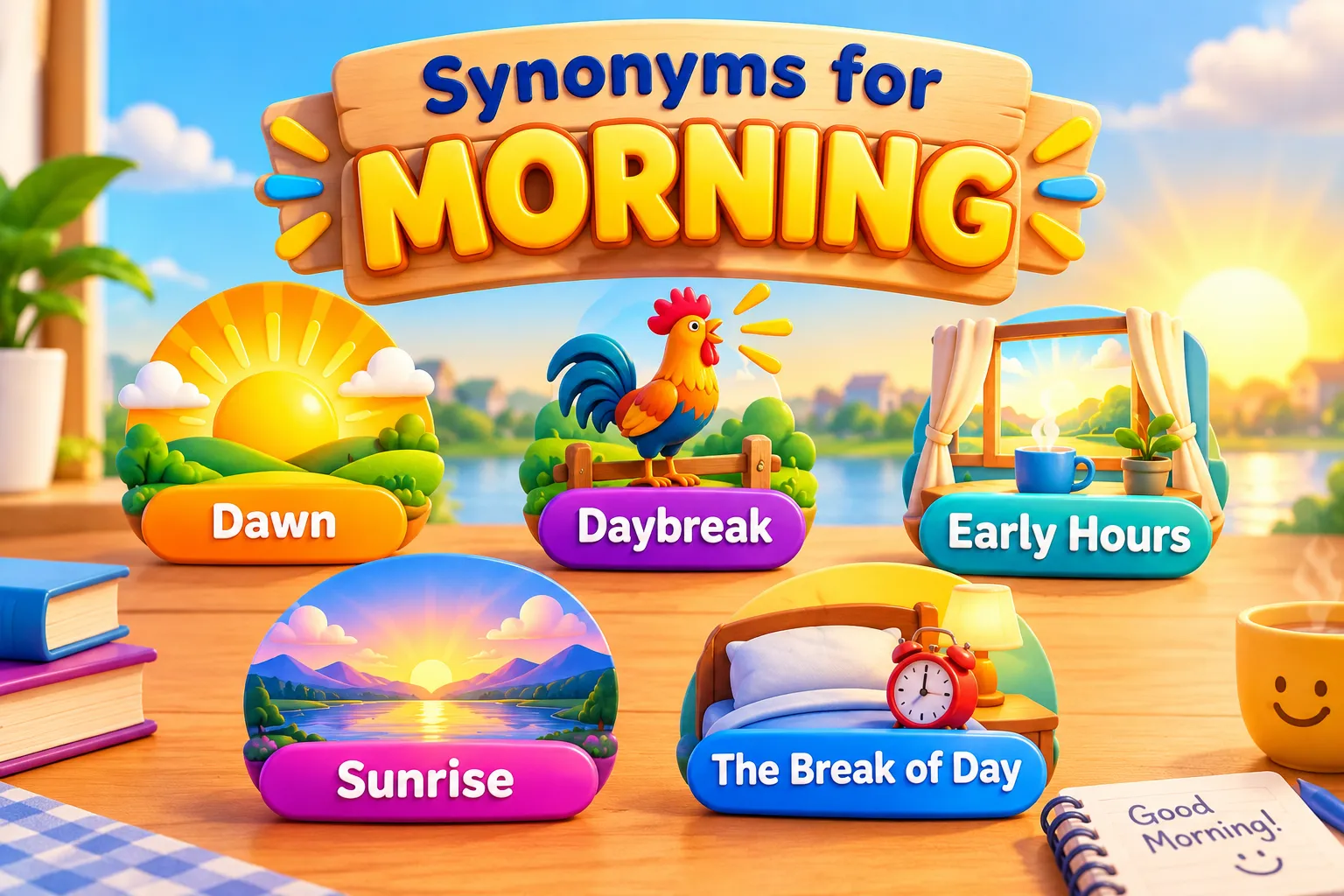Synonyms for morning