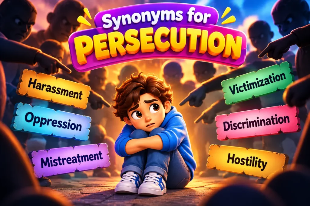 Synonyms for persecution