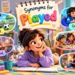 Synonyms for played