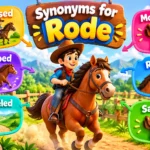 Synonyms for rode