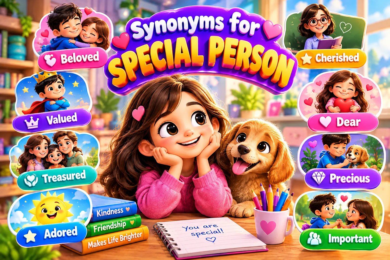 Synonyms for special person