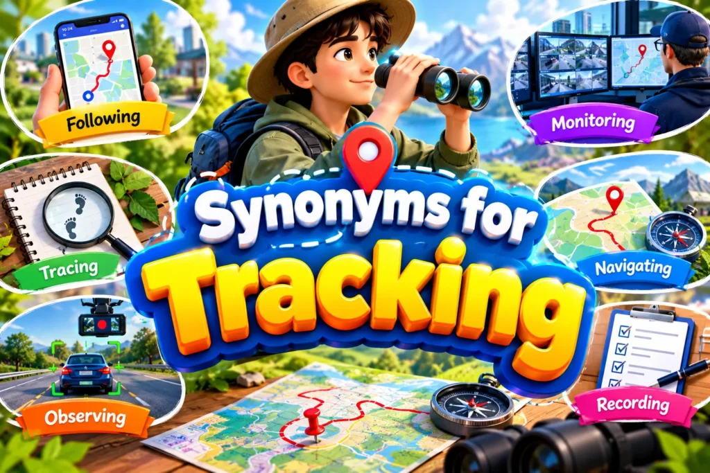 Synonyms for tracking