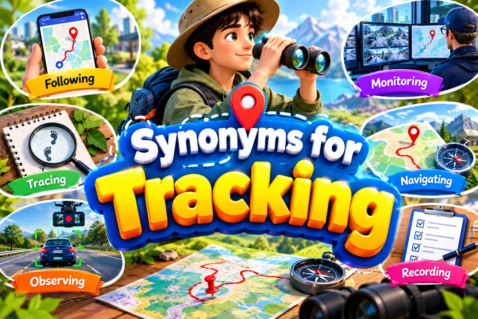 Synonyms for tracking