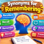 synonyms of remembering
